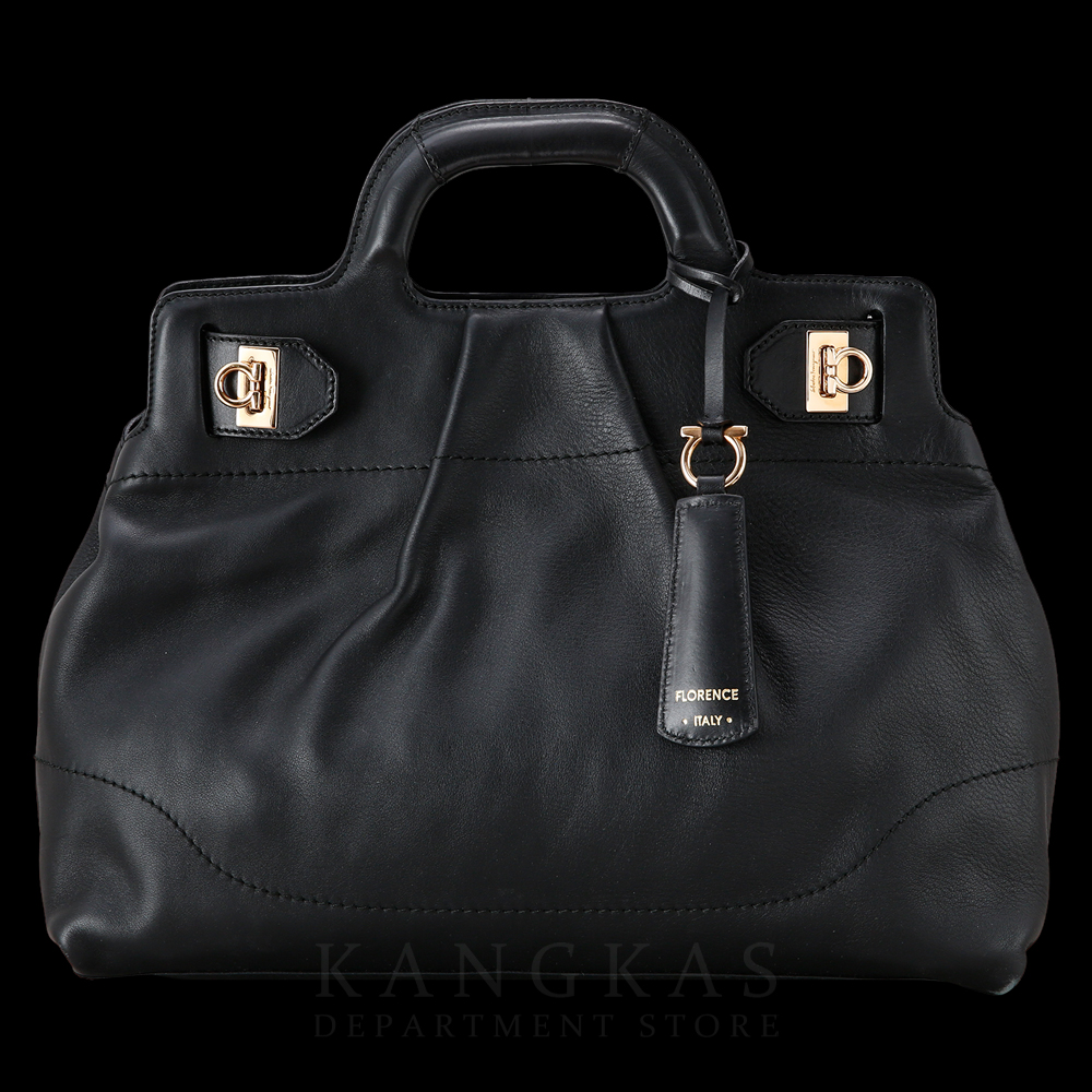 FERRAGAMO(USED)페레가모 레더 숄더백